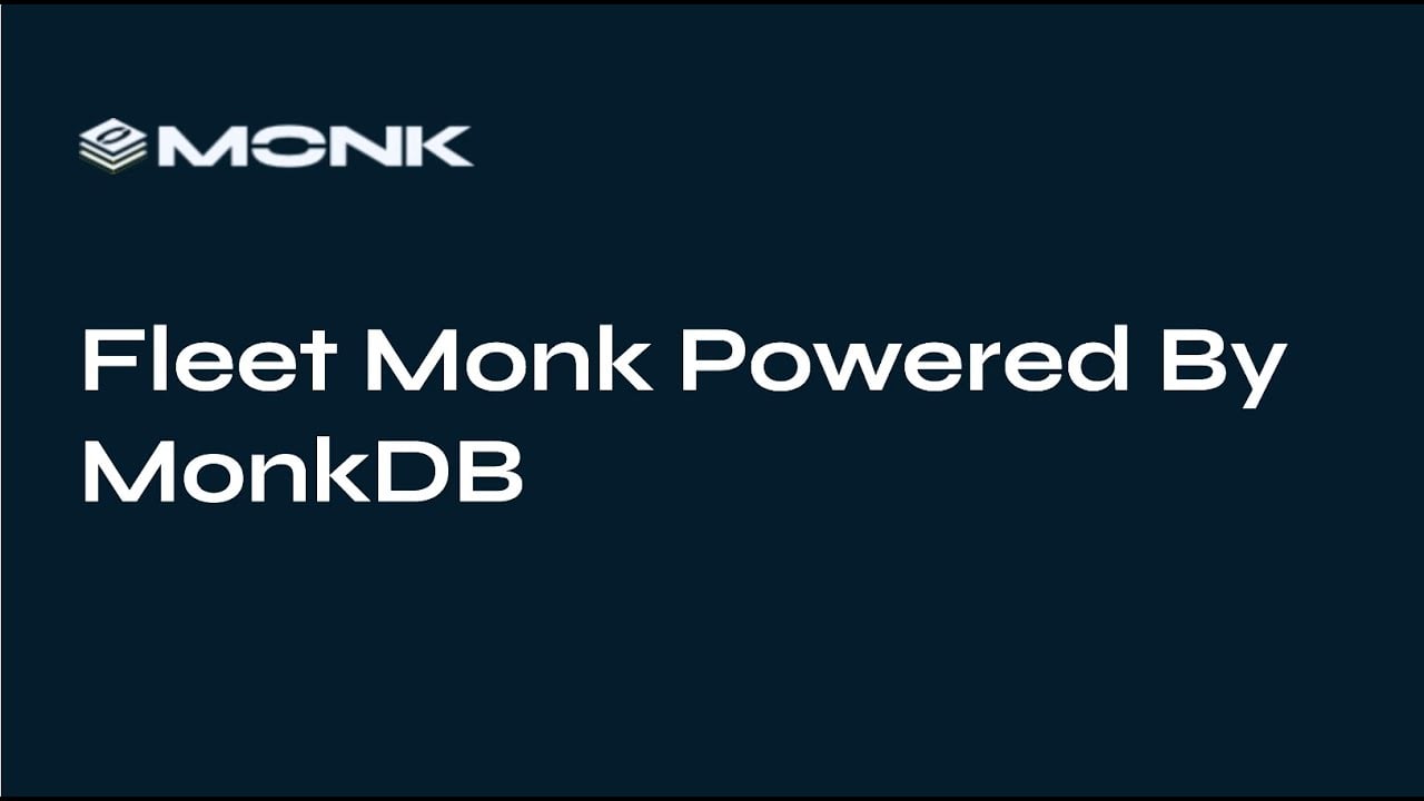FleetMonk, a fleet management solution powered by MonkDB